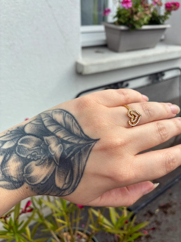 💛 Bague cœur