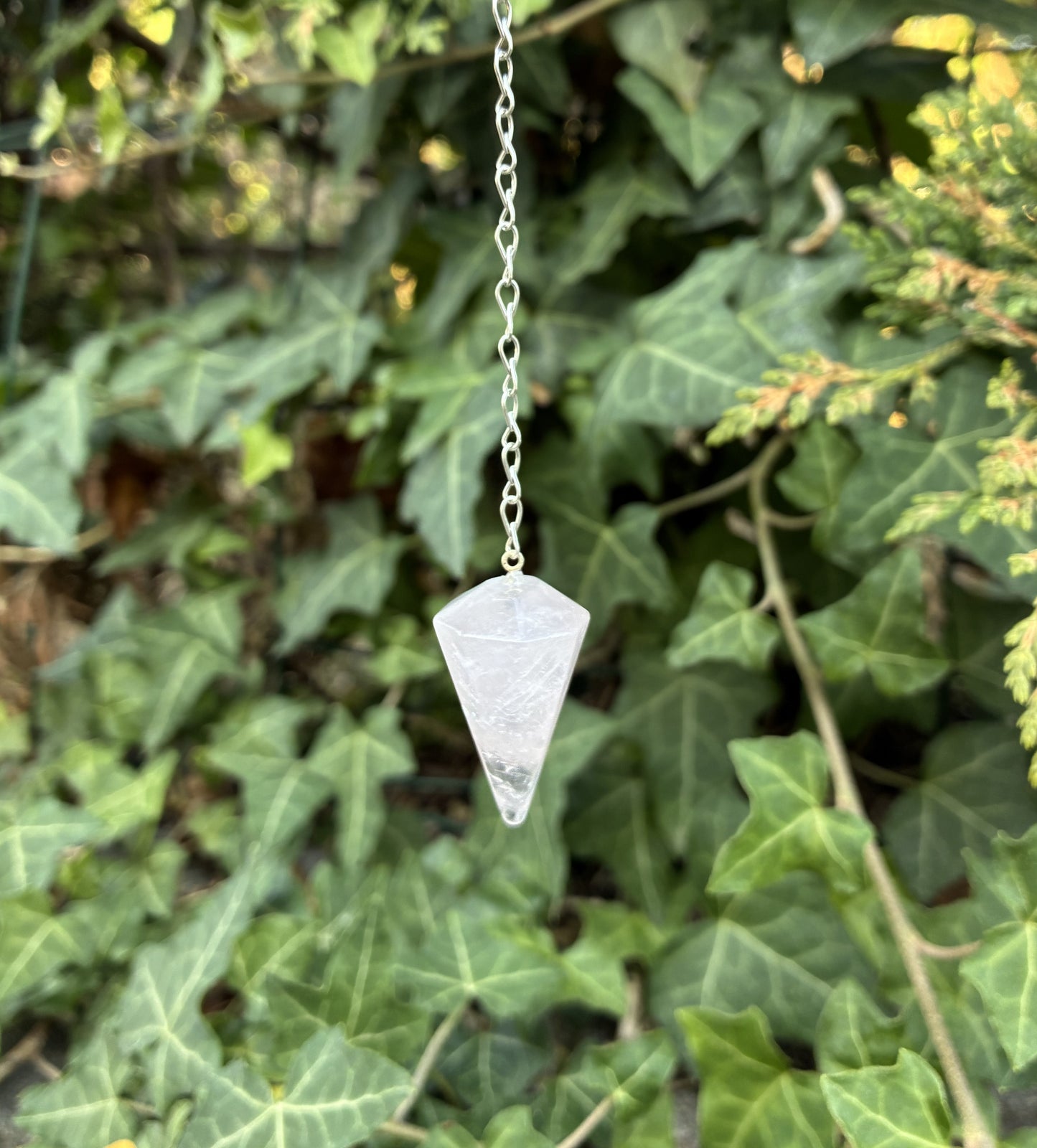 🌸 Pendule en Quartz Rose