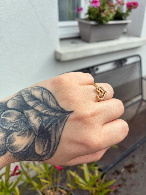 💛 Bague cœur
