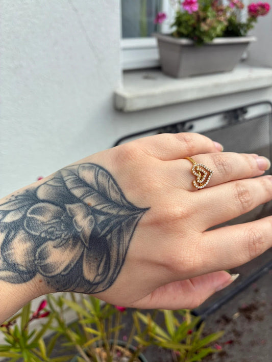 💛 Bague cœur
