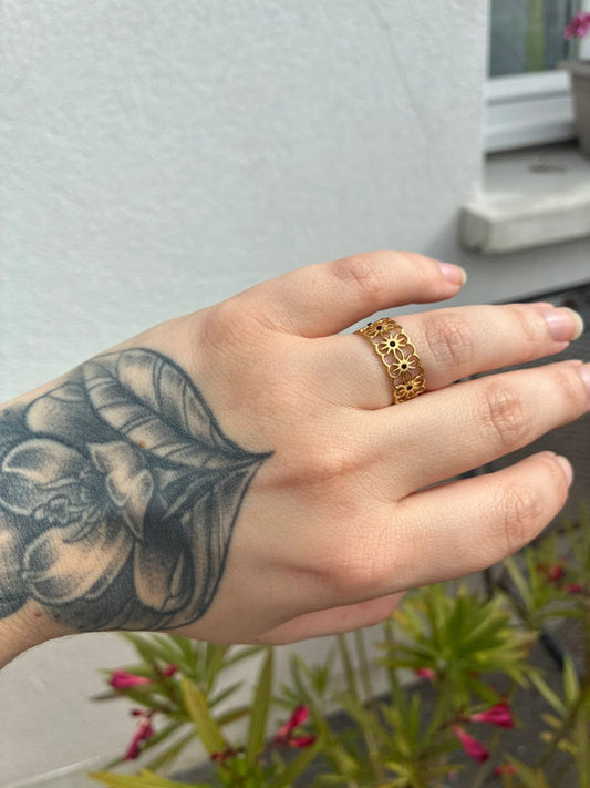 💍 Bague anneau ajouré