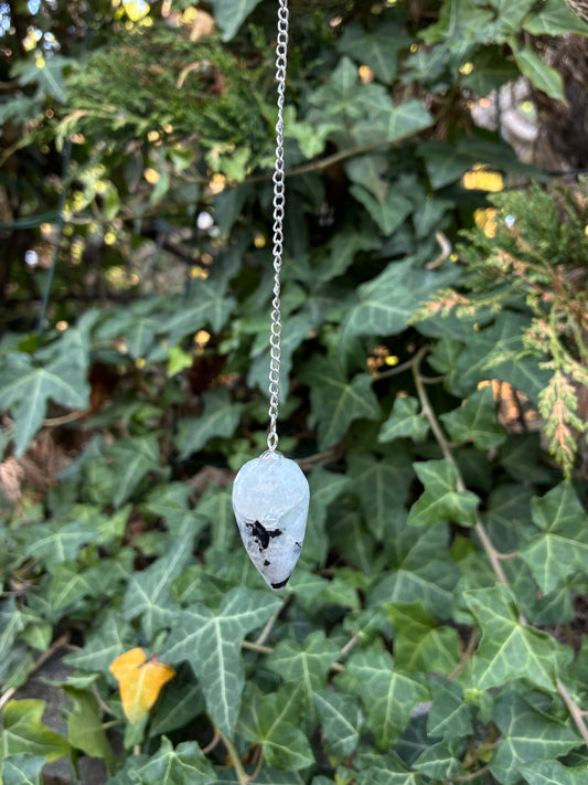 🌙 Pendule Goutte en Pierre de Lune