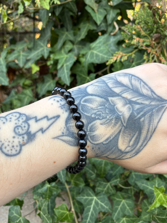 ⚫️ Bracelet en Tourmaline Noire