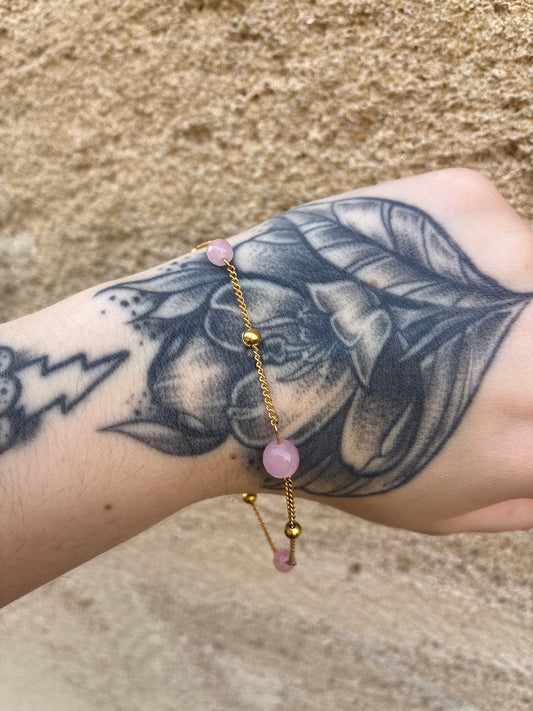 ✨Bracelet Chaîne à Billes – Acier Inoxydable